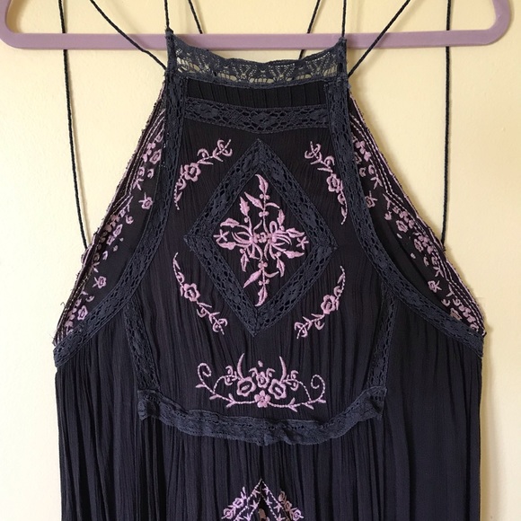 Free People Black DIAMONDS IN THE SKY Midi - Picture 12 of 14